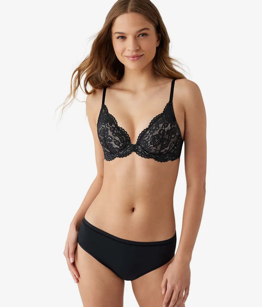 Wacoal Underwire * Ciao Bella Plunge Contour Bra Night