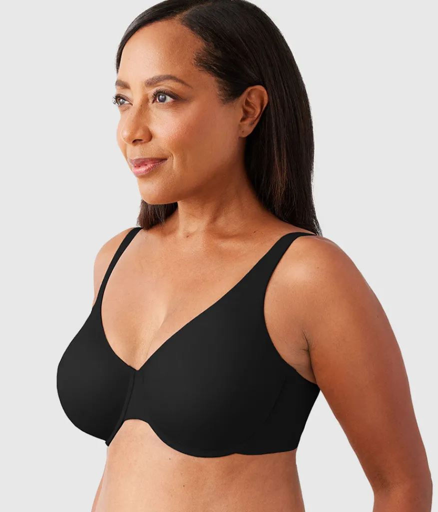 Wacoal Full Figure|Unlined * Comfortable Cool Underwire Bra Black