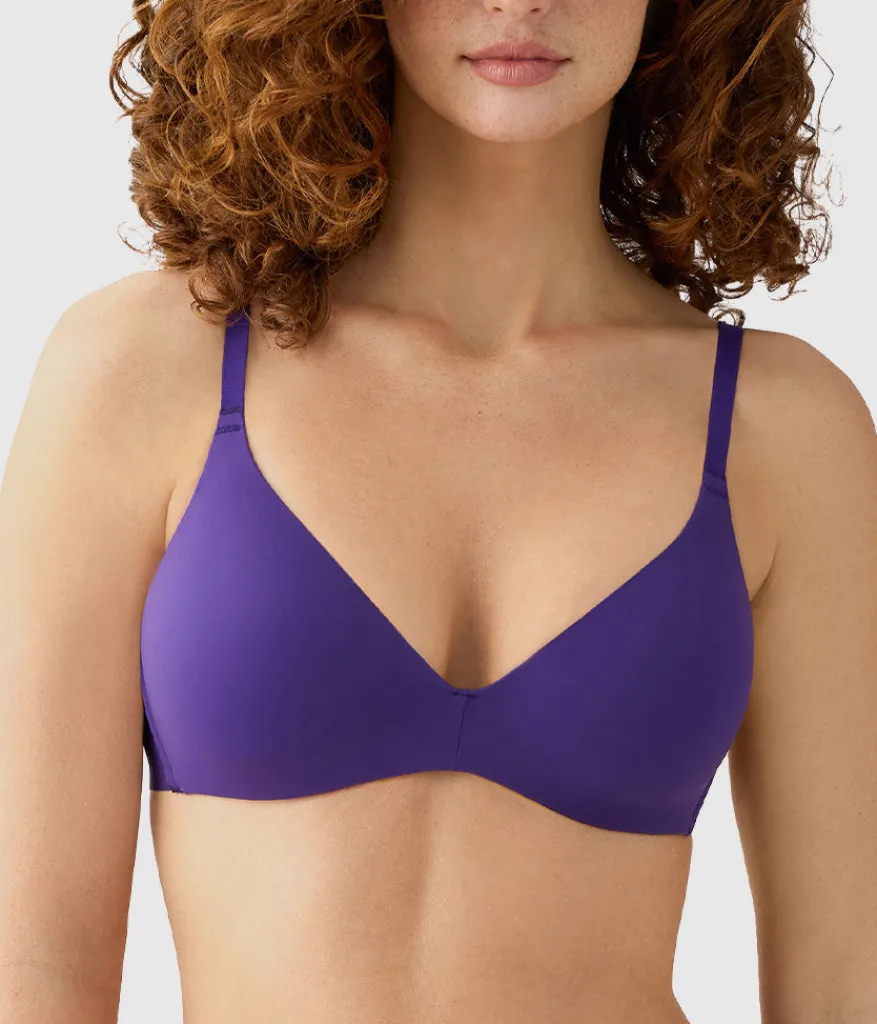 Wacoal Seamless|T-Shirt * Comfort First Wire Free T-Shirt Bra Purple Indigo