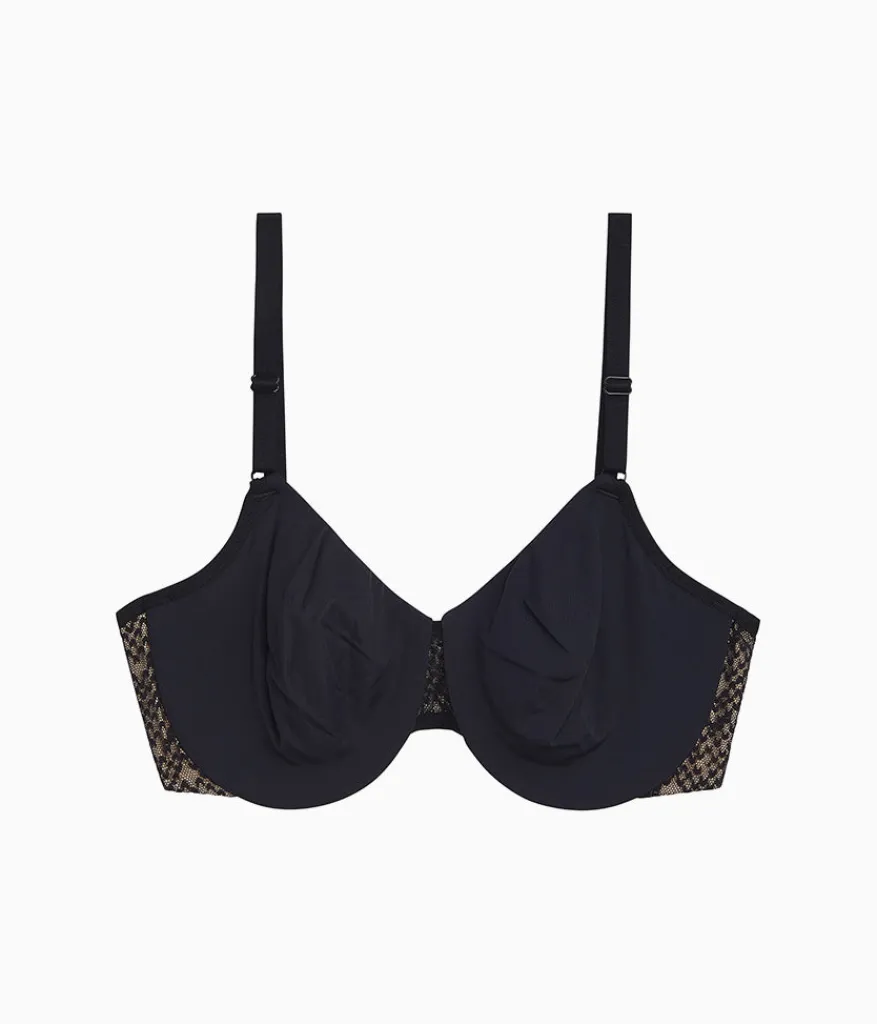 Wacoal Unlined|Seamless * Comfort Within Reach Underwire Bra Black