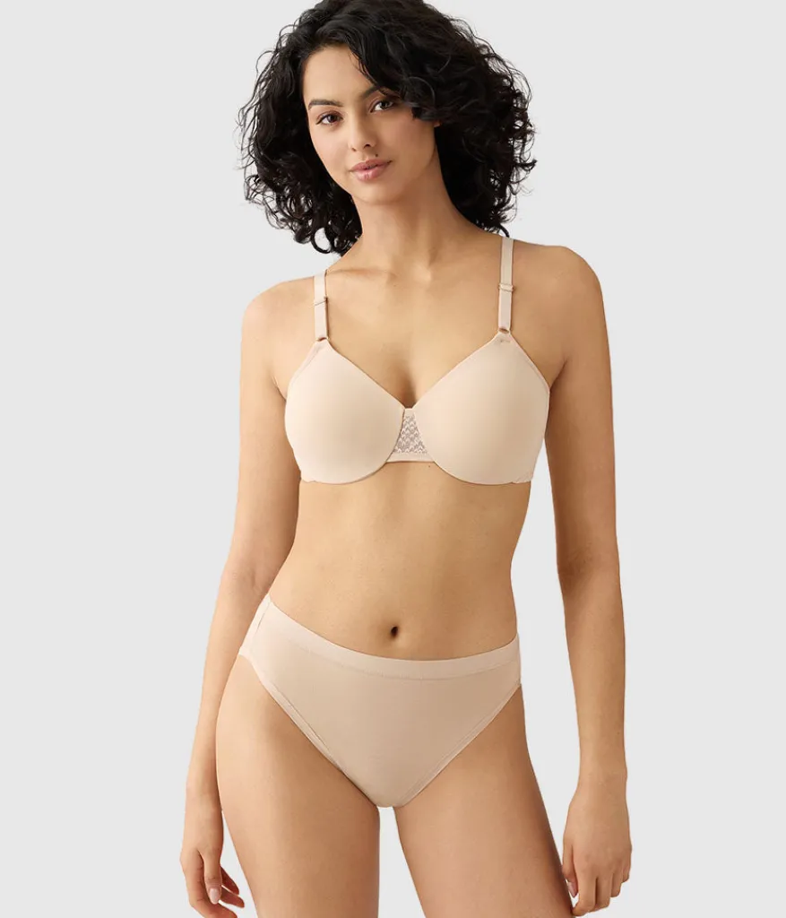 Wacoal Unlined|Seamless * Comfort Within Reach Underwire Bra Sand