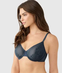 Wacoal Unlined|Seamless * Confidence Boost™ Underwire Bra Dark Slate