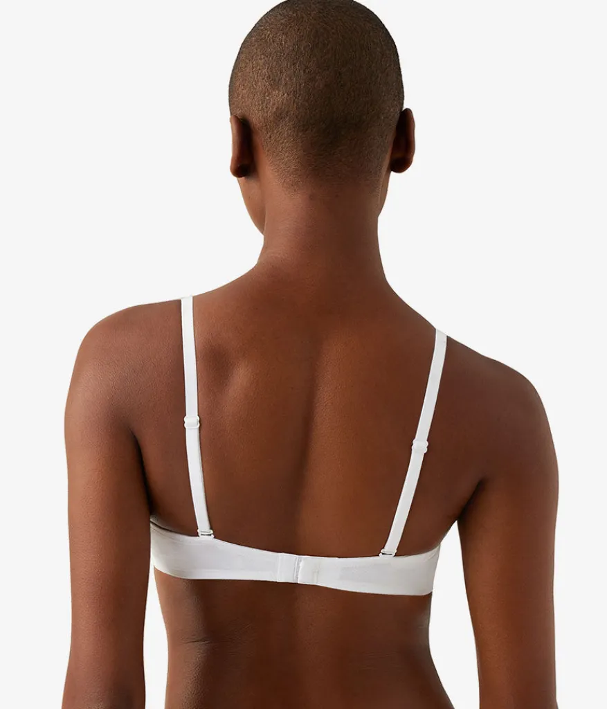 Wacoal Underwire|T-Shirt * Cotton To A Tee Plunge T-Shirt Bra White