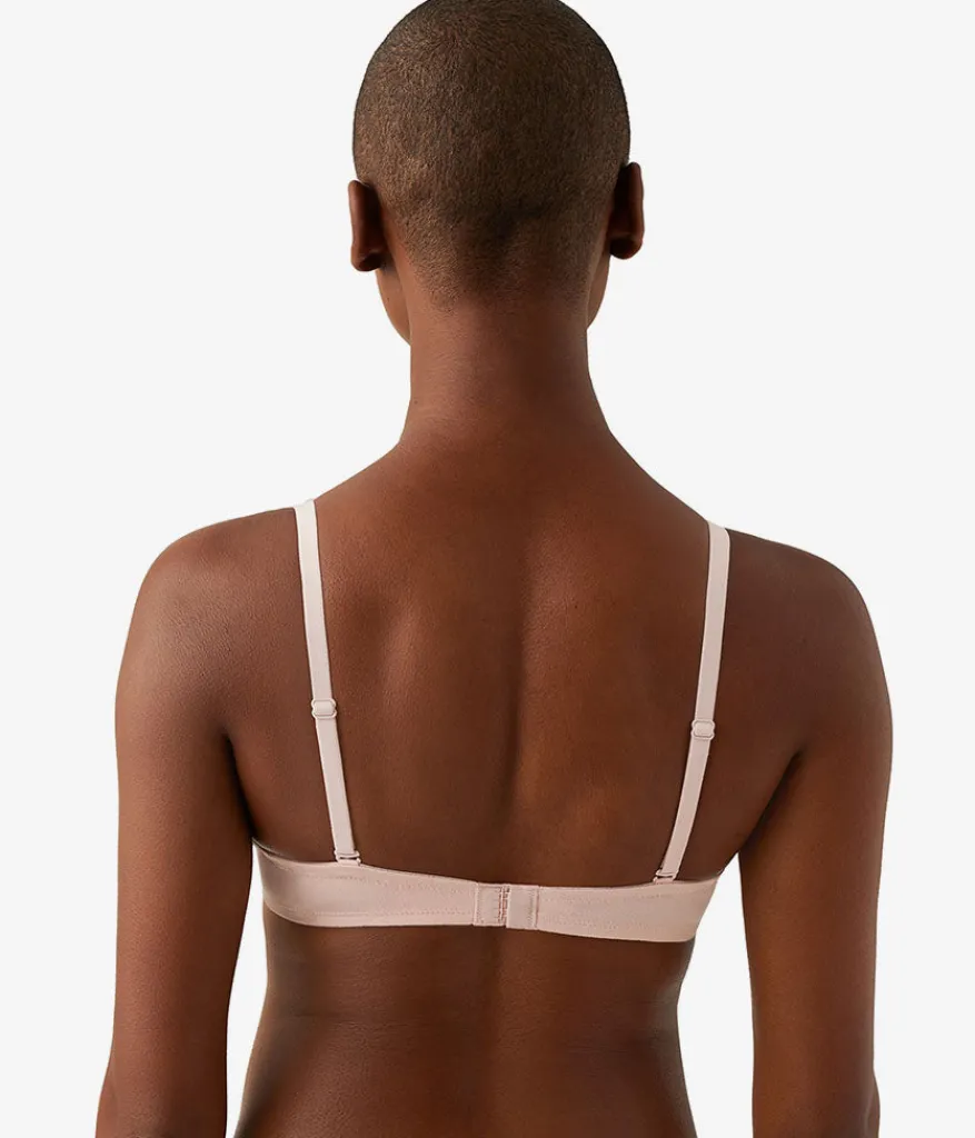 Wacoal Underwire|T-Shirt * Cotton To A Tee Plunge T-Shirt Bra Rose Smoke