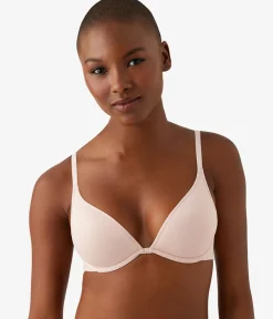 Wacoal Underwire|T-Shirt * Cotton To A Tee Plunge T-Shirt Bra Rose Smoke