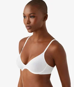 Wacoal Unlined * Cotton To A Tee Scoop Underwire Bra White
