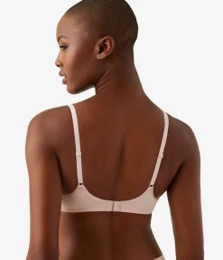 Wacoal Unlined * Cotton To A Tee Scoop Underwire Bra Rose Smoke
