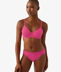 Wacoal Unlined * Cotton To A Tee Underwire Bra Raspberry Sorbet