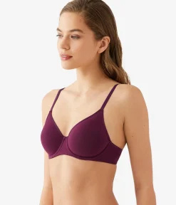 Wacoal Unlined * Cotton To A Tee Underwire Bra Potent Purple