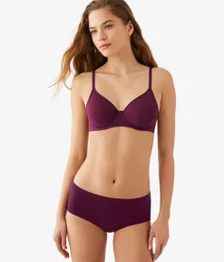 Wacoal Unlined * Cotton To A Tee Underwire Bra Potent Purple