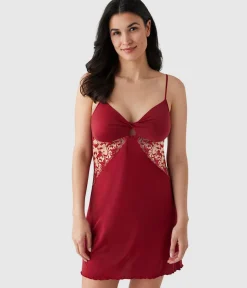 Wacoal Chemises & Bodysuits * Draatic Interude Cheie Deep Red