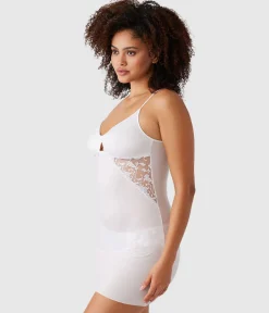 Wacoal Chemises & Bodysuits * Draatic Interude Cheie White