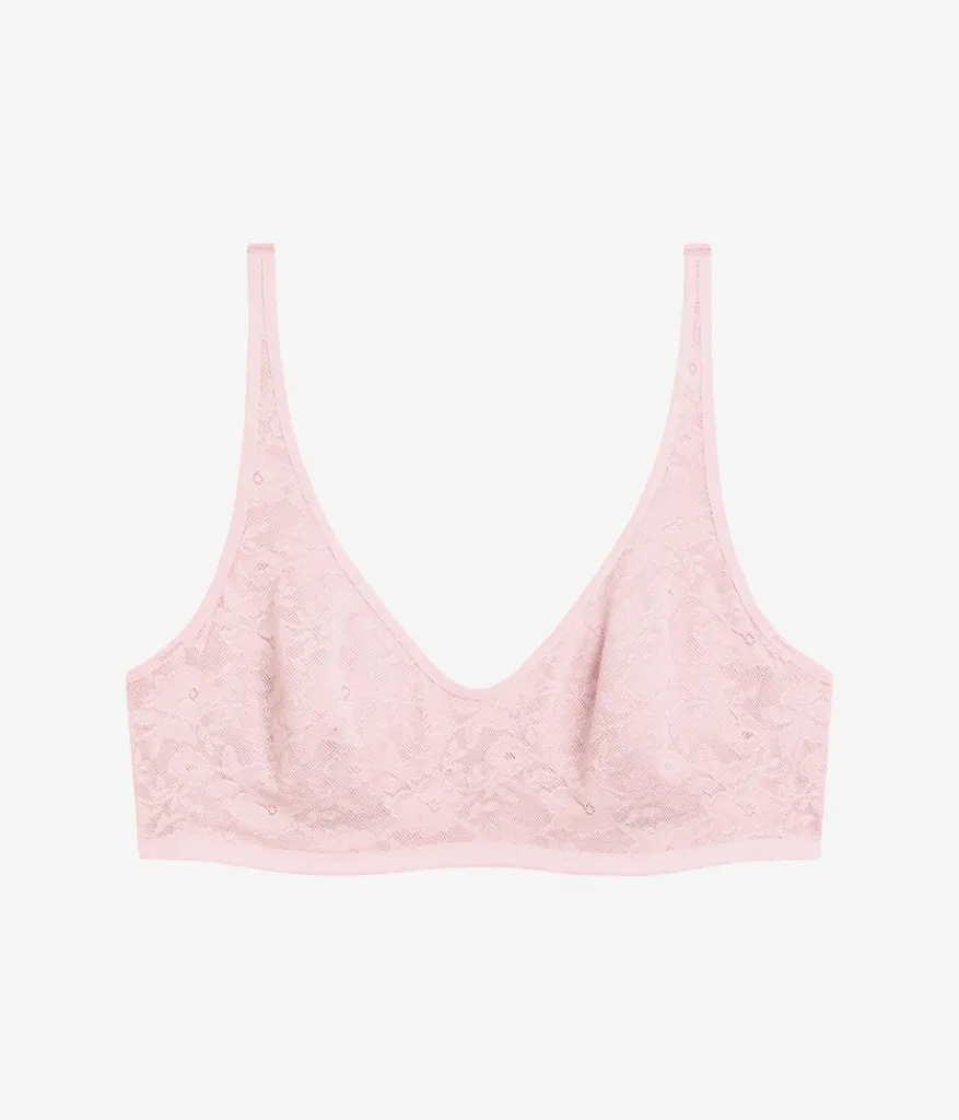 Wacoal Unlined|Lace * Effortey ace Underwire Bra Blush Pink