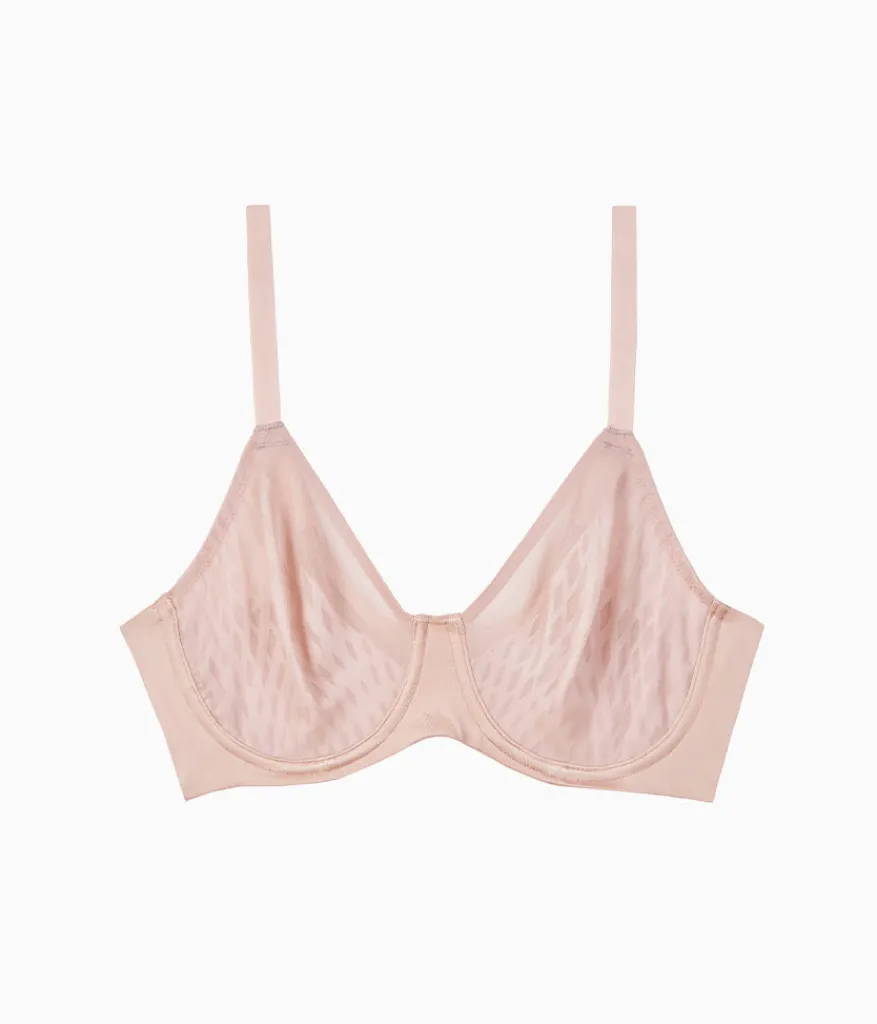Wacoal Full Figure|Unlined * Elevated Allure Underwire Bra Rose Dust