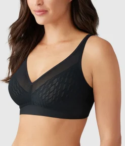Wacoal Full Figure|Unlined * Elevated Allure Wire Free Bra Black