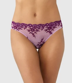 Wacoal Panties|Bikini * Ebrace ace® Bikini Lavender Sage/Dark Purple