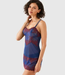 Wacoal Chemises & Bodysuits * Ebrace ace® Cheie Blue Depths/Cordovan