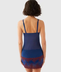 Wacoal Chemises & Bodysuits * Ebrace ace® Cheie Blue Depths/Cordovan