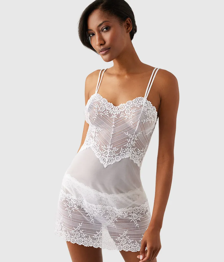 Wacoal Chemises & Bodysuits * Ebrace ace® Cheie Delicious White
