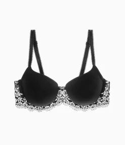 Wacoal Seamless|Underwire * Embrace Lace® T-Shirt Bra Black