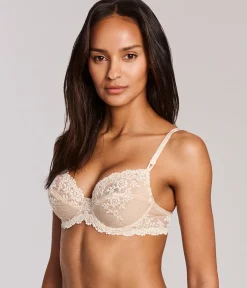 Wacoal Unlined|Lace * Embrace Lace® Underwire Bra Sand/Ivory