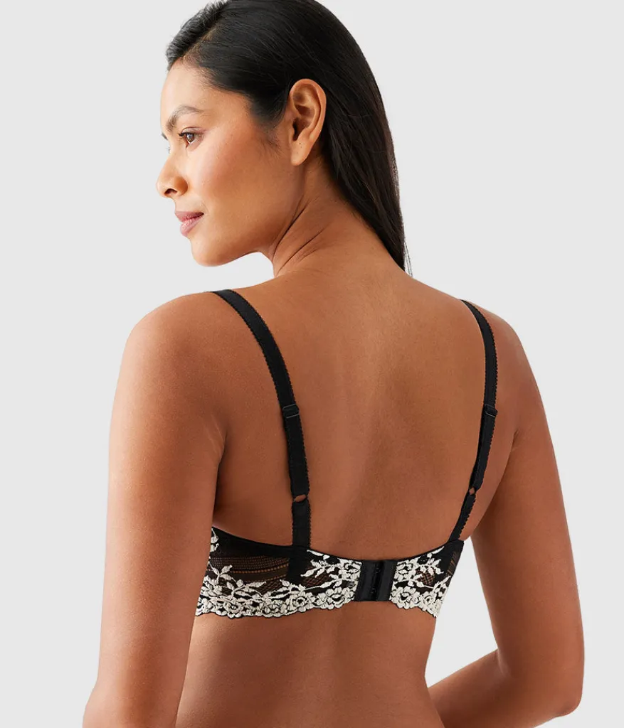 Wacoal Unlined|Lace * Embrace Lace® Underwire Bra Black