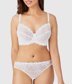 Wacoal Unlined|Lace * Embrace Lace® Underwire Bra Delicious White