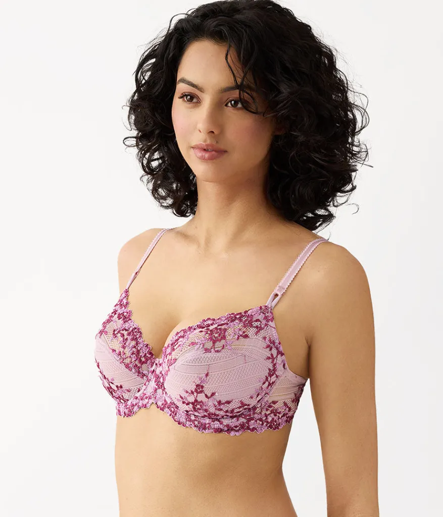 Wacoal Unlined|Lace * Embrace Lace® Underwire Bra Keepsake Lilac/Multi