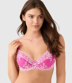 Wacoal Unlined|Lace * Embrace Lace® Underwire Bra Wild Azalea/Cradle Pink