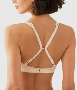 Wacoal Bralettes|Unlined * Embrace Lace® Wire Free Bralette Sand/Ivory