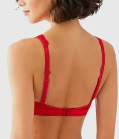 Wacoal Bralettes|Unlined * Embrace Lace® Wire Free Bralette Equestrian Red