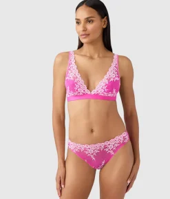 Wacoal Bralettes|Unlined * Embrace Lace® Wire Free Bralette Wild Azalea/Cradle Pink