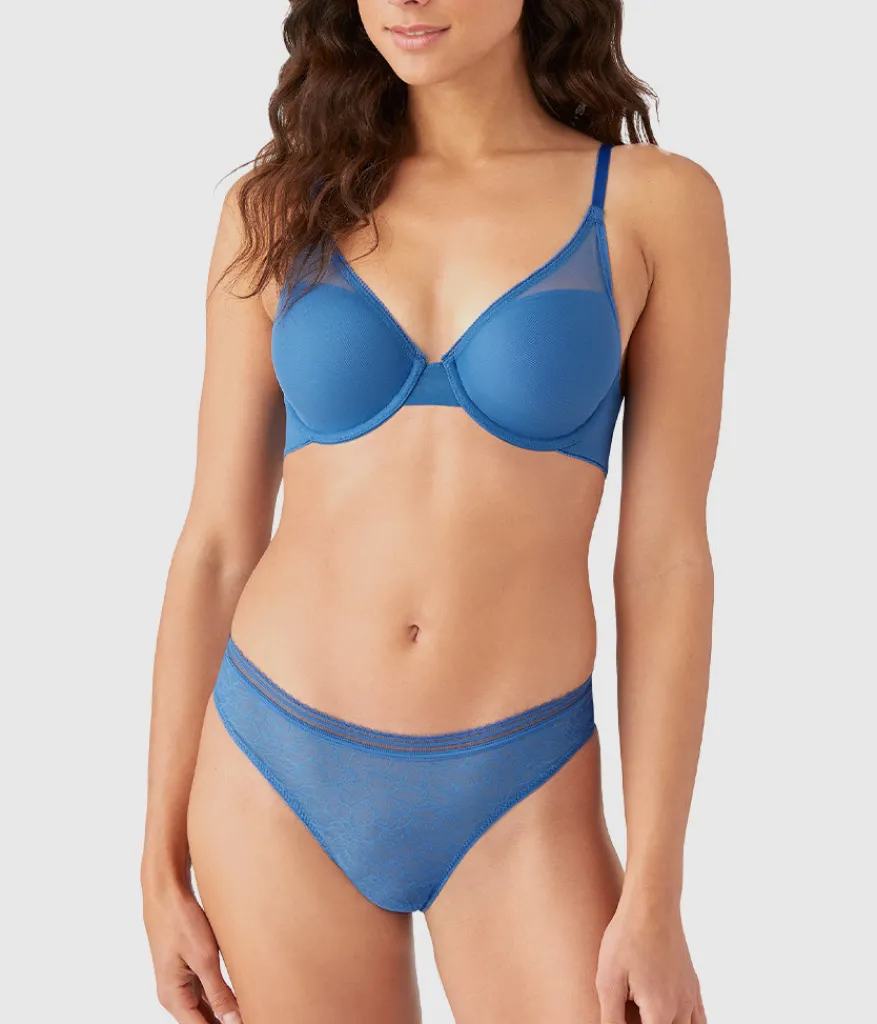 Wacoal Underwire|Racerback/Convertible * Etched in Style T-Shirt Bra Delft