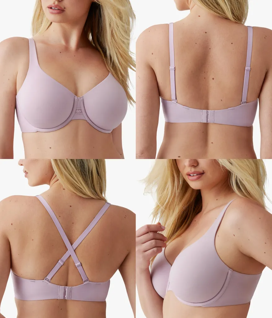 Wacoal Unlined|Racerback/Convertible * Ever Fexing™ Underwire Bra Keepsake Lilac
