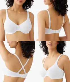 Wacoal Unlined|Racerback/Convertible * Ever Fexing™ Underwire Bra White