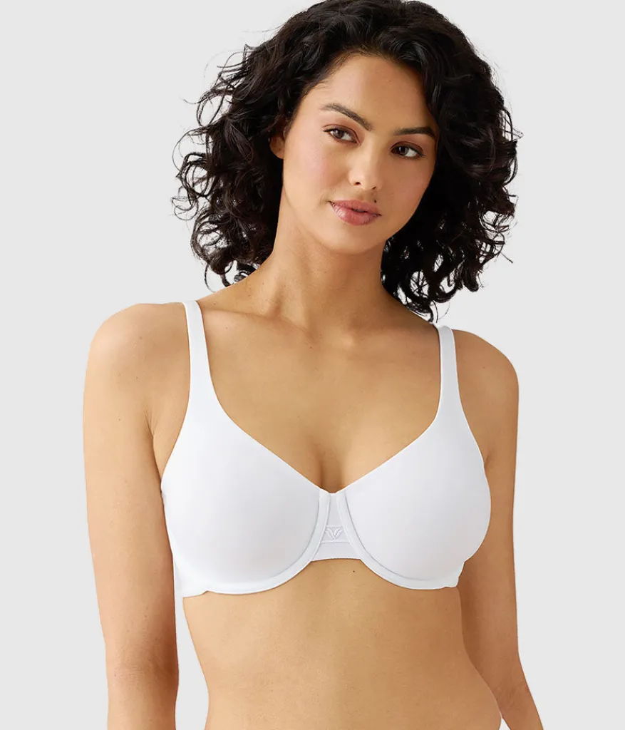 Wacoal Unlined|Racerback/Convertible * Ever Fexing™ Underwire Bra White