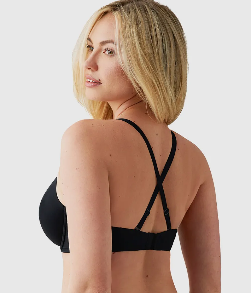 Wacoal Unlined|Racerback/Convertible * Ever Fexing™ Underwire Bra Black