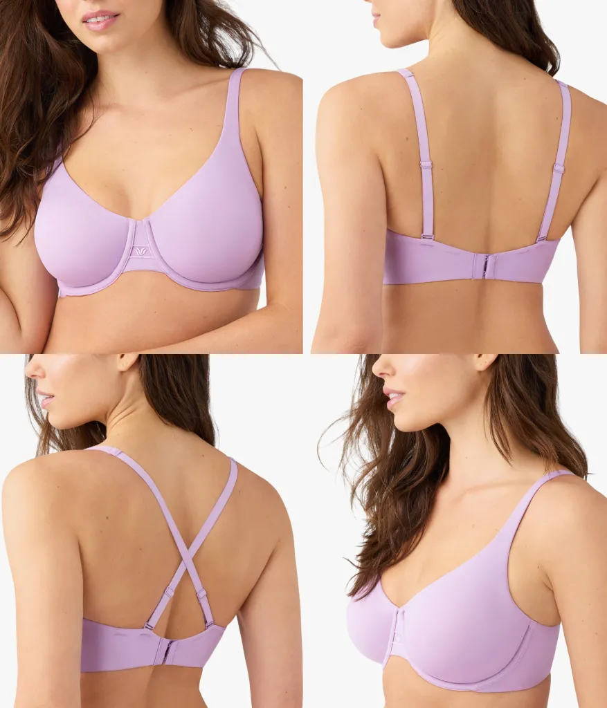 Wacoal Unlined|Racerback/Convertible * Ever Fexing™ Underwire Bra Lavender Sage