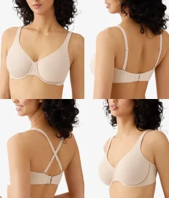 Wacoal Unlined|Racerback/Convertible * Ever Fexing™ Underwire Bra Sand