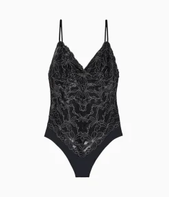 Wacoal Chemises & Bodysuits|Unlined * Feeing Faou Bodyuit Night/Angel Wing