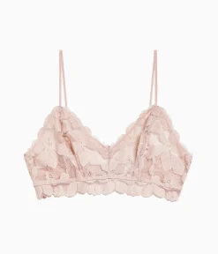 Wacoal Bralettes|Unlined * Feeing Faou Braette Rose Smoke/White