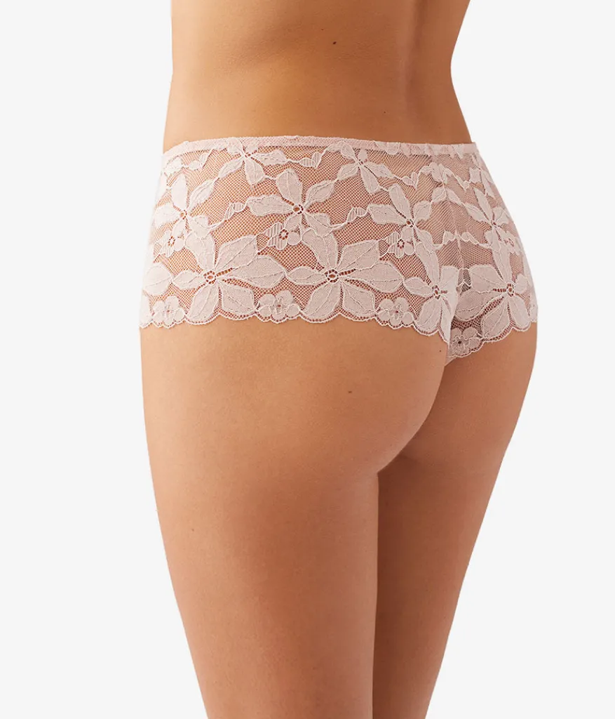 Wacoal Tanga/Cheeky * Feeing Faou Tanga Rose Smoke/White