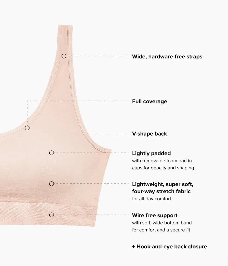 Wacoal Bralettes|Seamless * Feeing Fexibe Braette Rose Dust