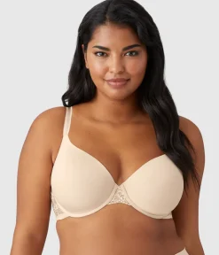 Wacoal Seamless|T-Shirt * French Garden Seamless Underwire T-Shirt Bra Sand