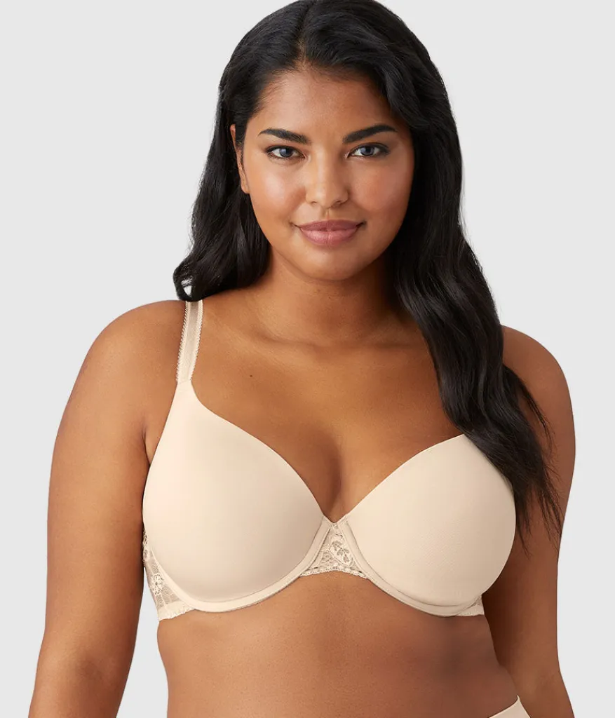 Wacoal Seamless|T-Shirt * French Garden Seamless Underwire T-Shirt Bra Sand