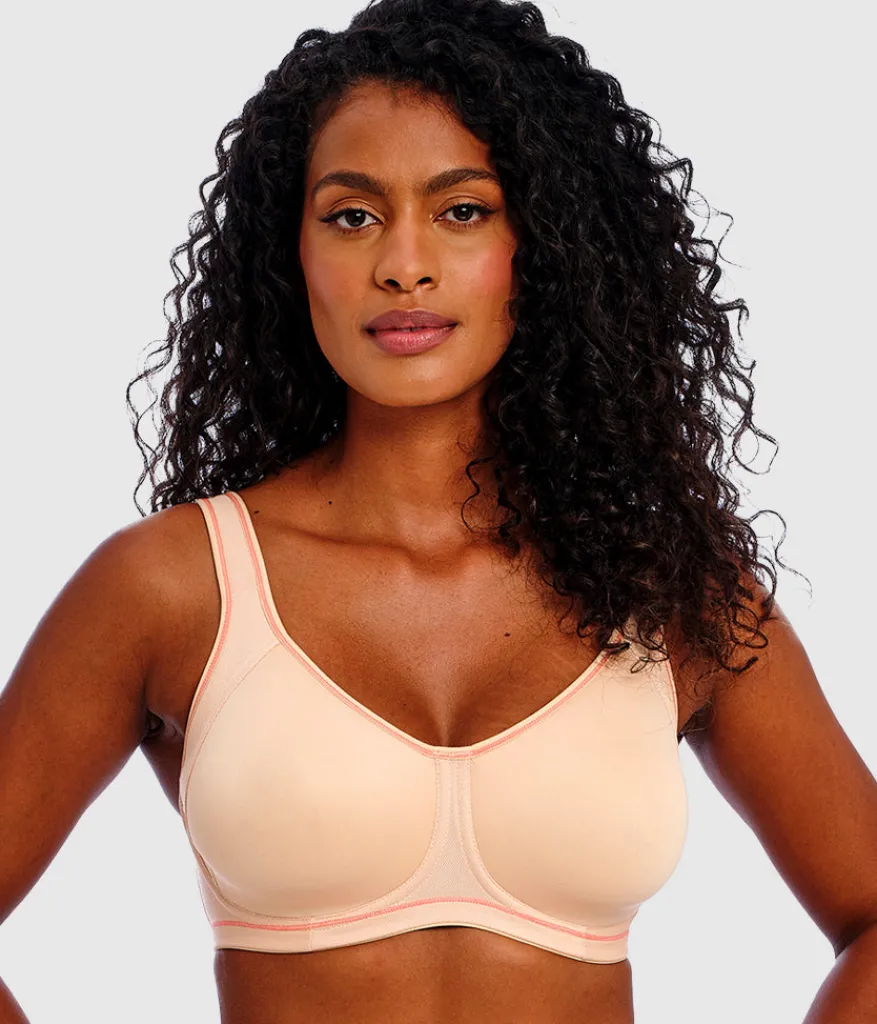 Wacoal Sport * Freya Sonic Sport Underwire Spacer Bra Nude