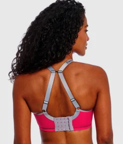 Wacoal Sport * Freya Sonic Sport Underwire Spacer Bra Hot Crimson
