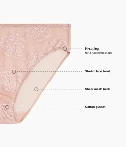Wacoal Panties|Hi-Cut * Fu Boo Hi-Cut Rose Dust