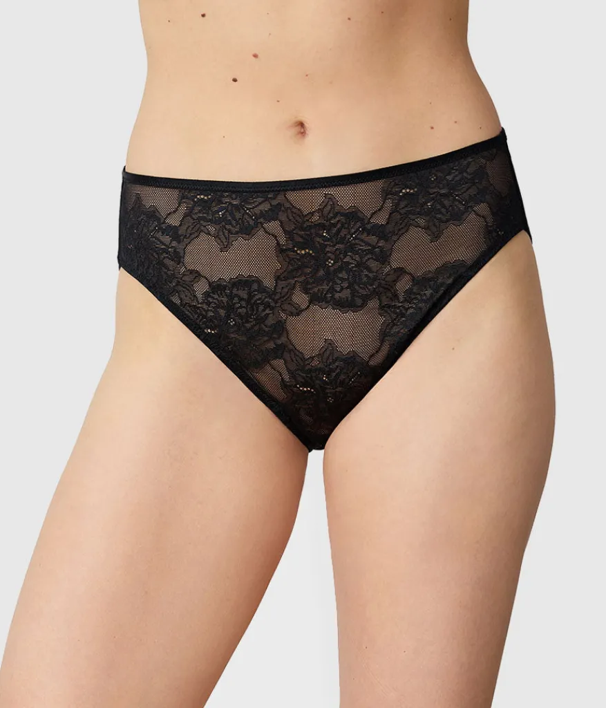 Wacoal Panties|Hi-Cut * Fu Boo Hi-Cut Black