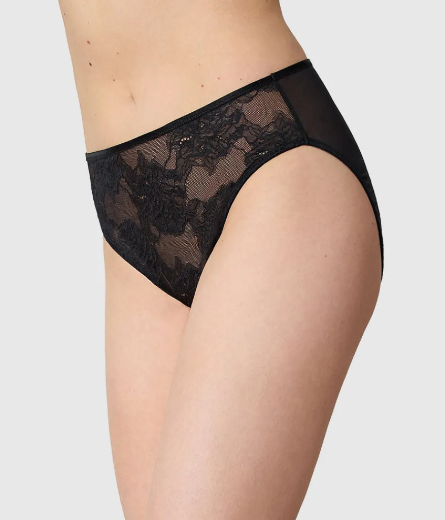 Wacoal Panties|Hi-Cut * Fu Boo Hi-Cut Black